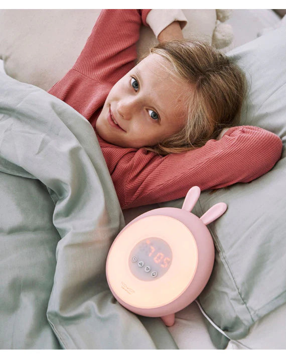 Rabbit & Friends - Wake Up lamp met Alarmfunctie - Roze