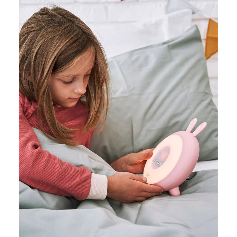 Rabbit & Friends - Wake Up lamp met Alarmfunctie - Roze