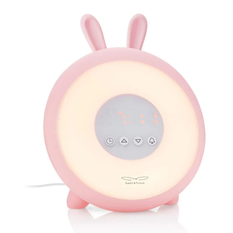 Rabbit & Friends - Wake Up lamp met Alarmfunctie - Roze