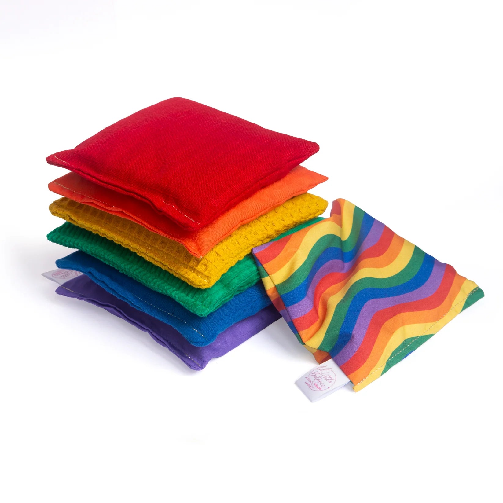 Little Botanical Label - 7 stuks Regenboog + Waves pittenzakjes