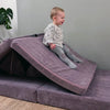 Funzy - Speelsofa - Speelbank - Ribstof Lavendel paars
