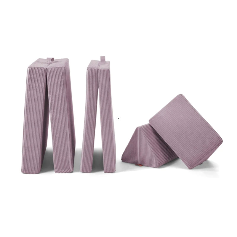 Funzy - Speelsofa - Speelbank - Ribstof Lavendel paars