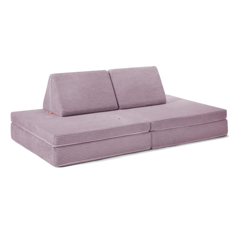 Funzy - Speelsofa - Speelbank - Ribstof Lavendel paars
