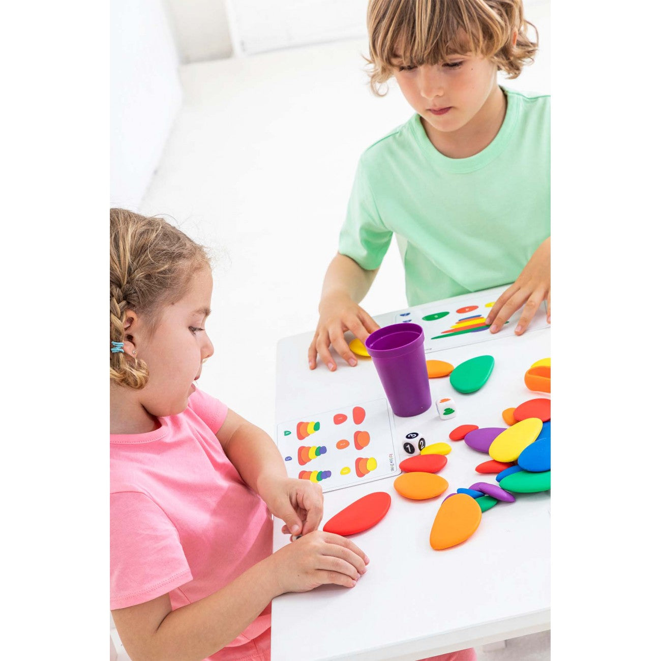 Amaya - 36 stapelstenen regenboog Pebbles