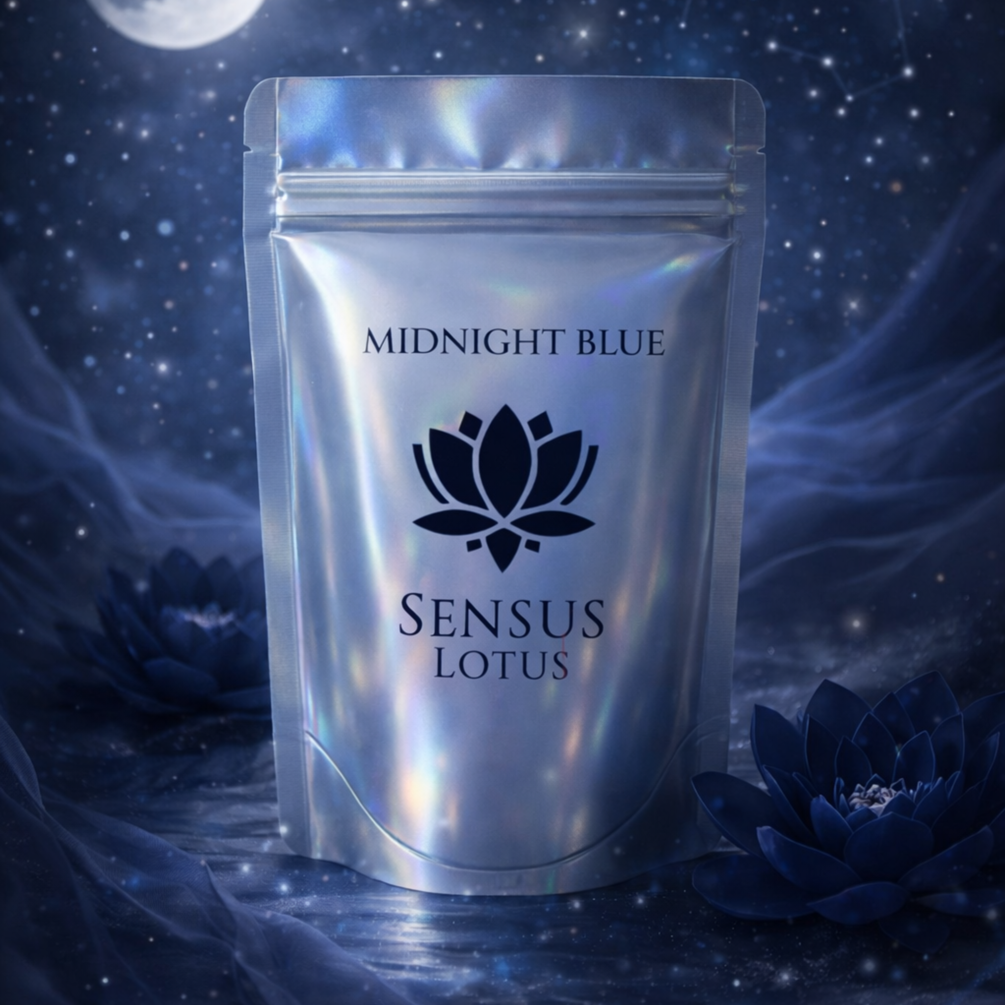 Sensus Lotus - Magisch Badpoeder Midnight Blue