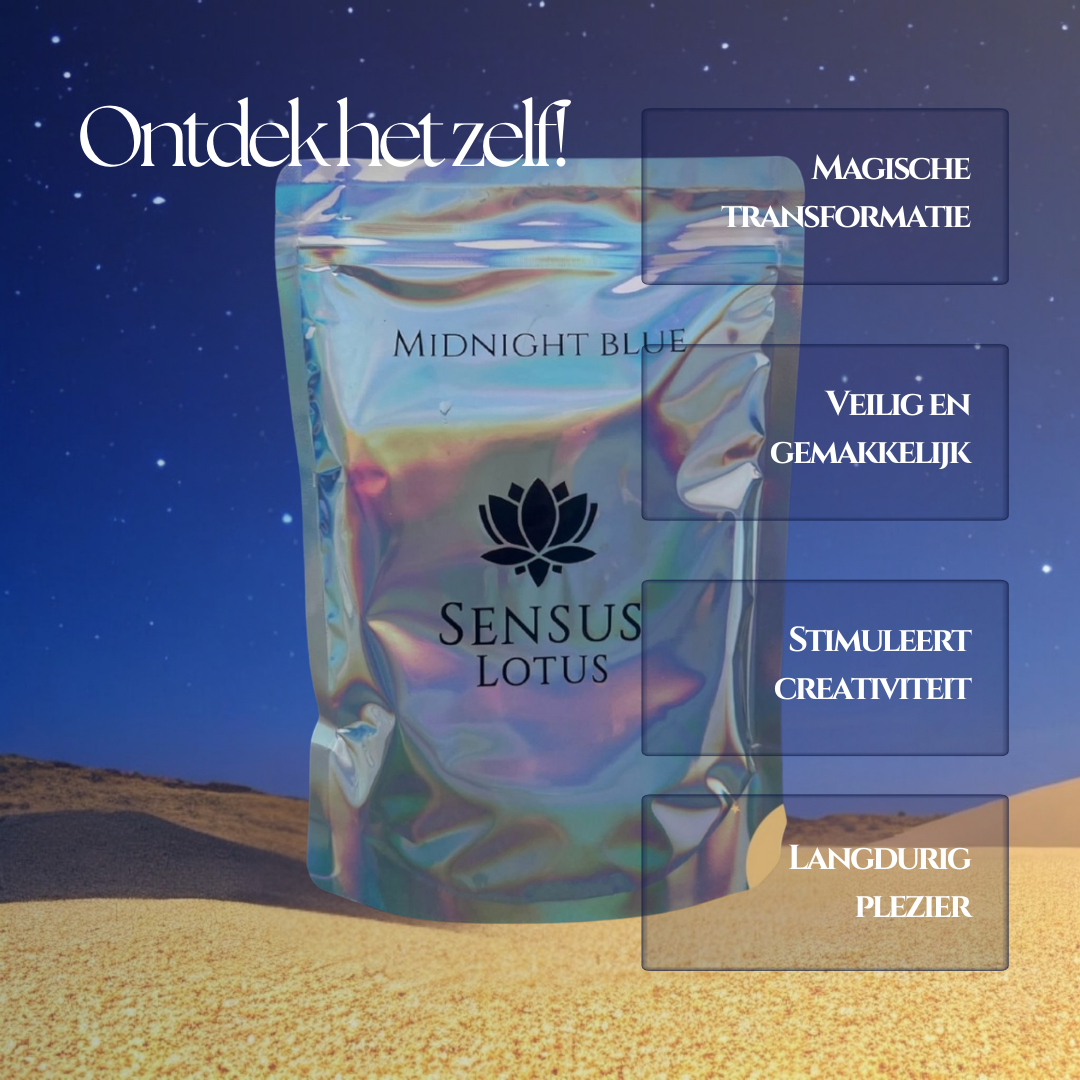 Sensus Lotus - Magisch Badpoeder Midnight Blue