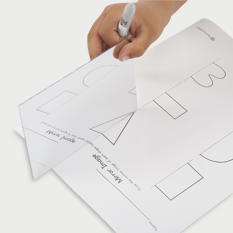 TickiT - Kunststof Spiegels A4 (10 stuks)
