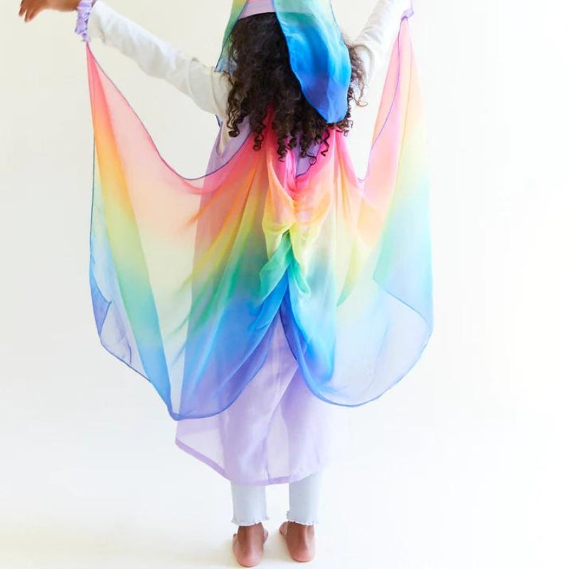 Sarah's Silks - verkleedkleding - lila feeënjurk - 4-9 jaar