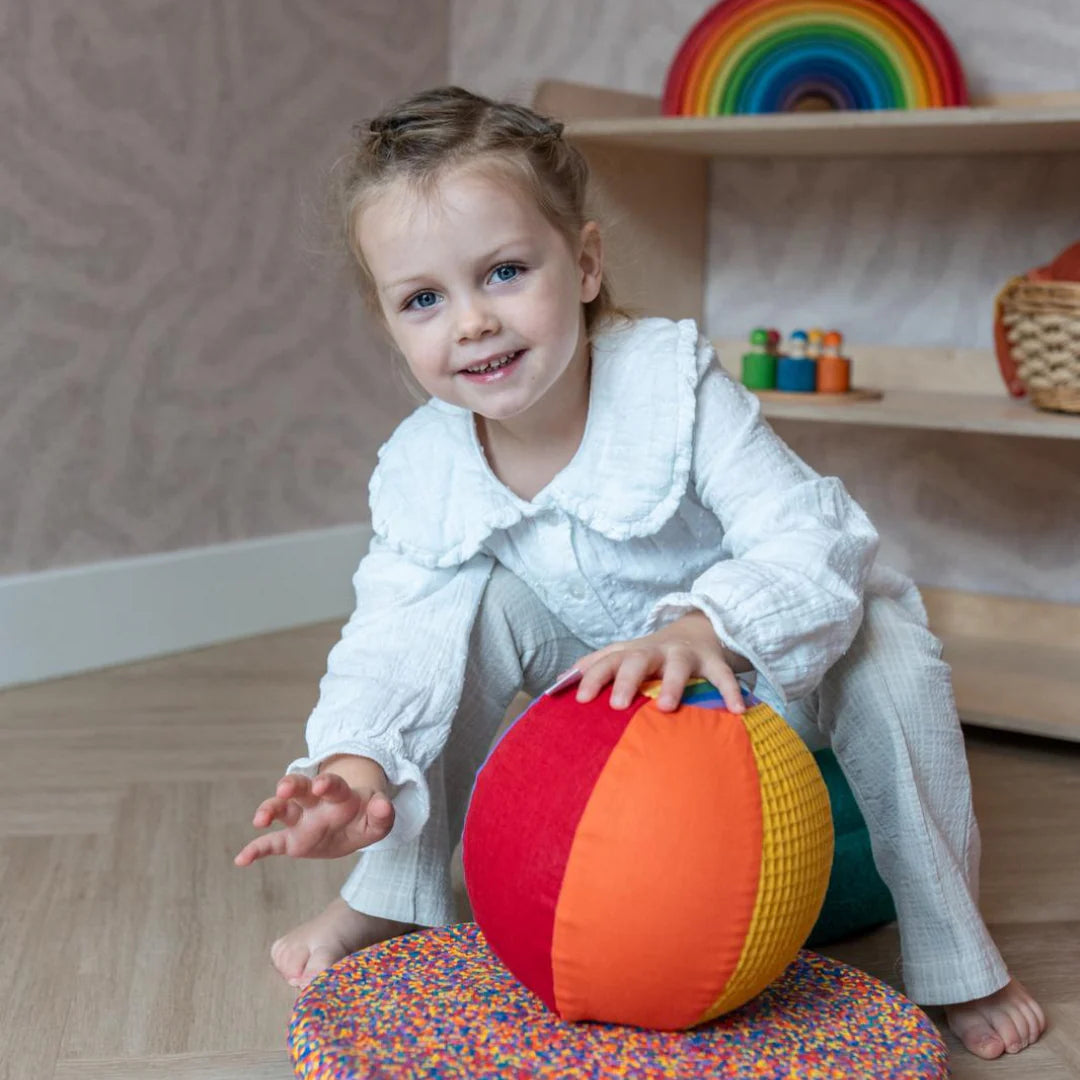 Little Botanic Label - Sensorische Ballonbal - regenboog