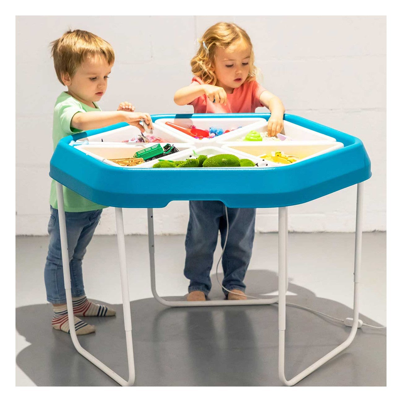 Amaya - SET LED Tuff Tray + onderstel + 6 compartimenten