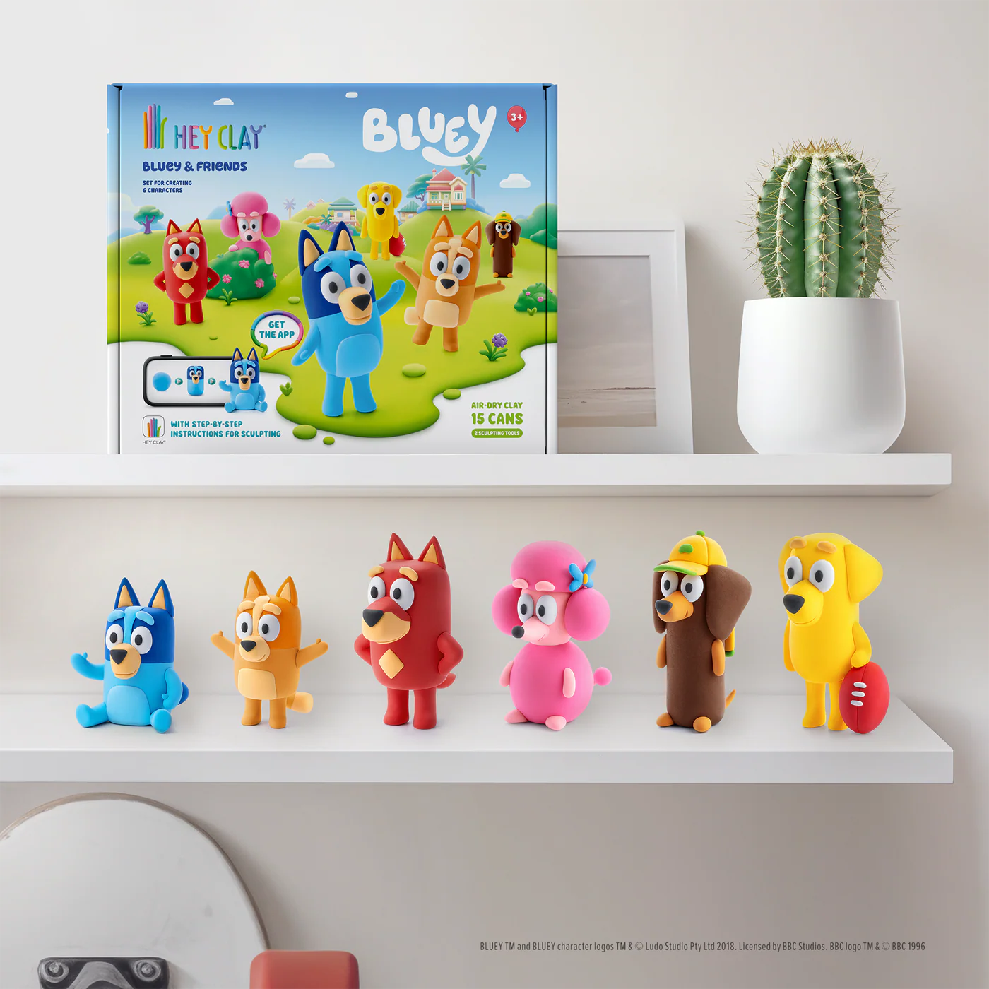 Hey Clay - Lucky LIMITED EDITION BLUEY - 5 potjes