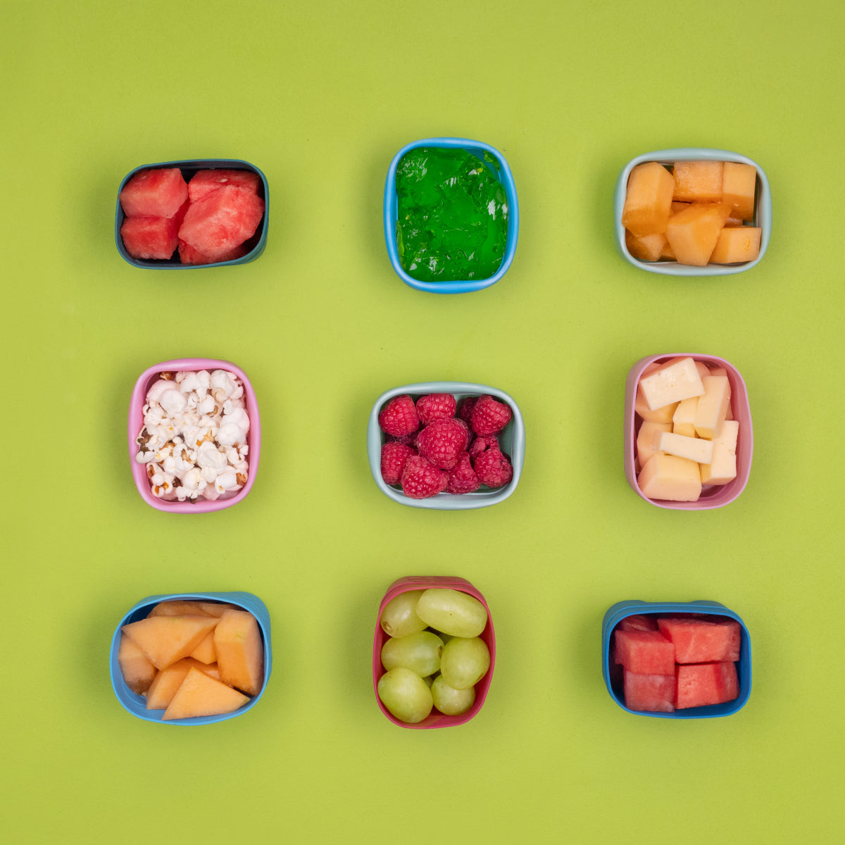 b.box - Siliconen snackbeker - berry