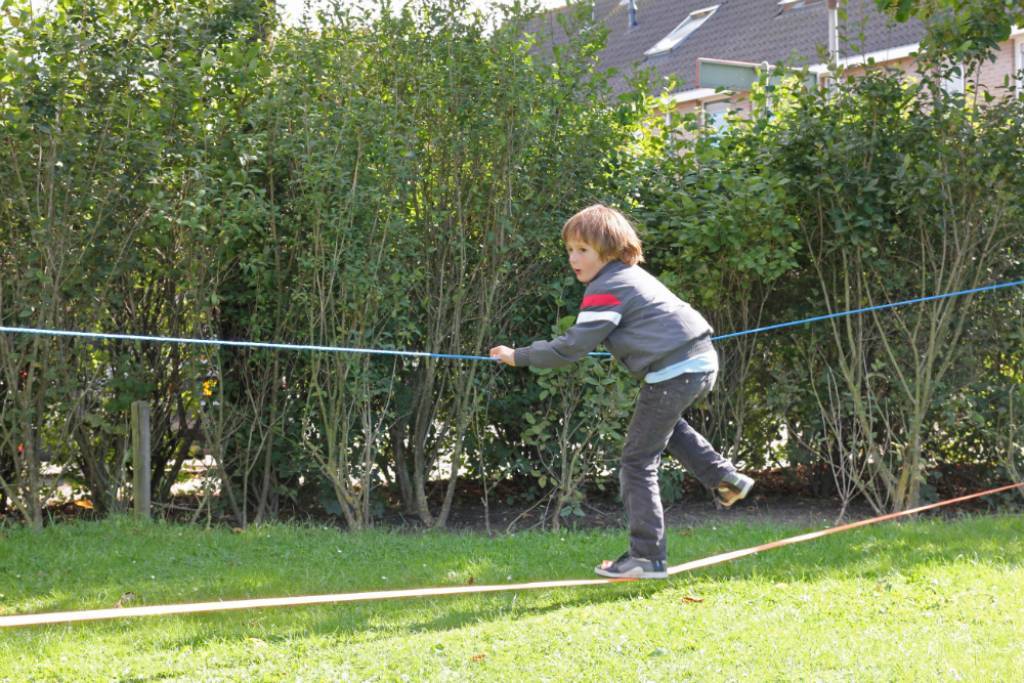 Kids At Work - Slackline geel
