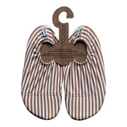 Slipstop - Multifunctionele elastische antislip schoen - Cognac Stripe