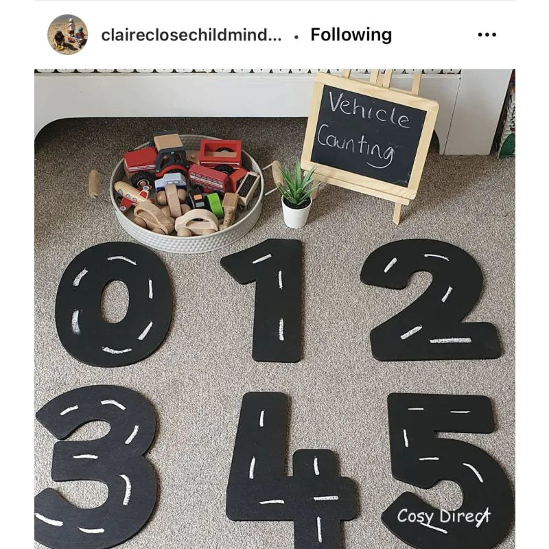 Cosy - Cijferwegen 0-5 (6 stuks)