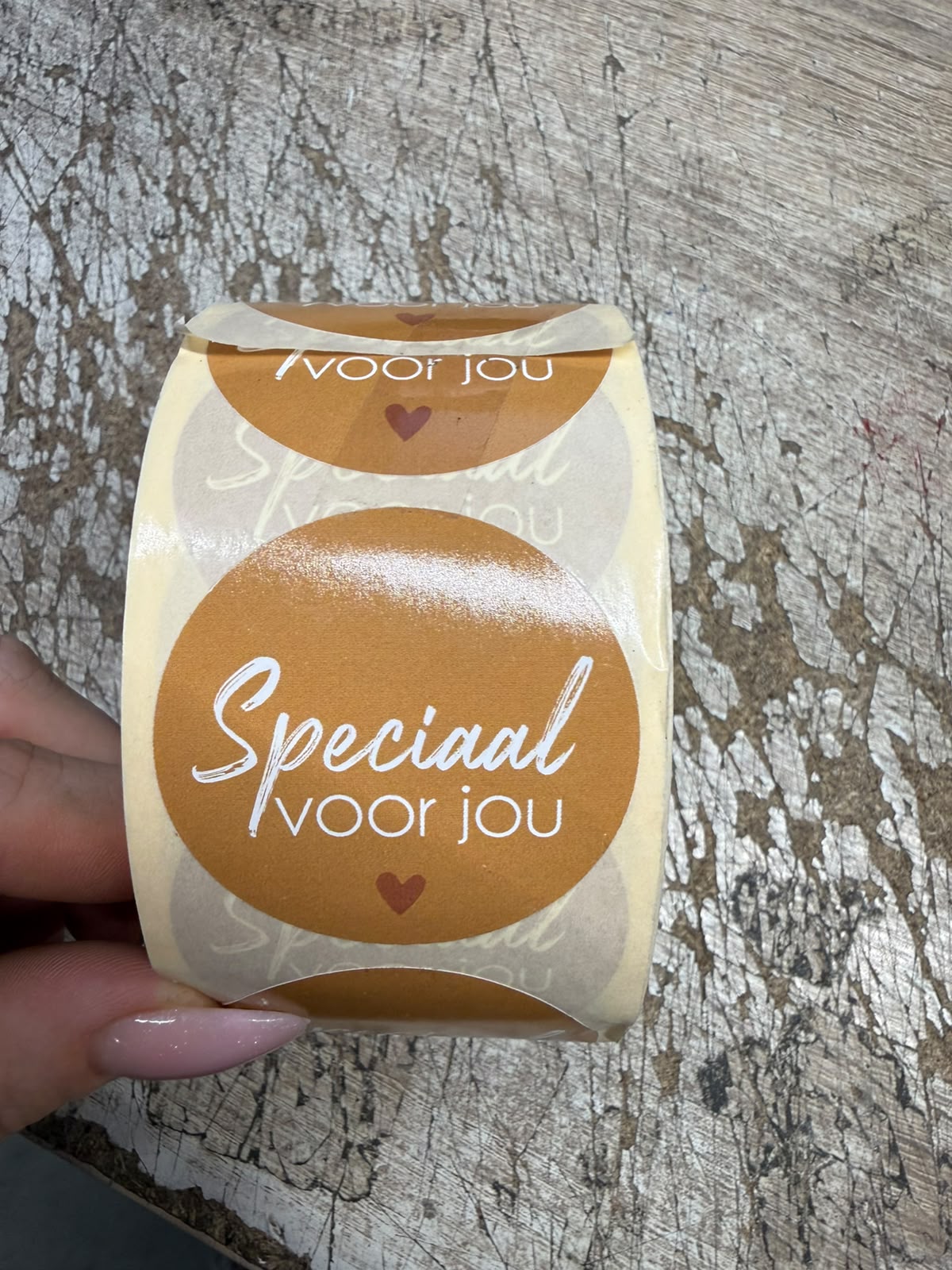 Stickers op rol - 500 stuks - speciaal voor jou