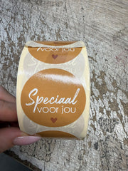 Stickers op rol - 500 stuks - speciaal voor jou