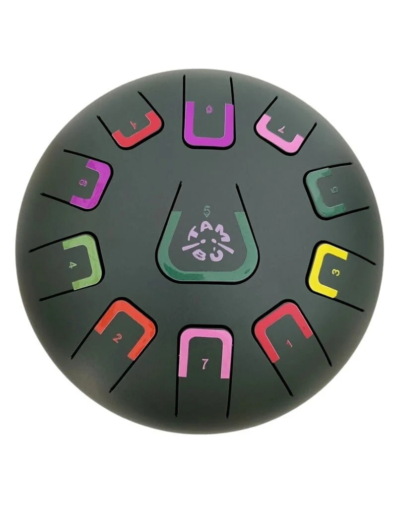 Tambu Tambú - Tongdrum mat groen Wild Jungle