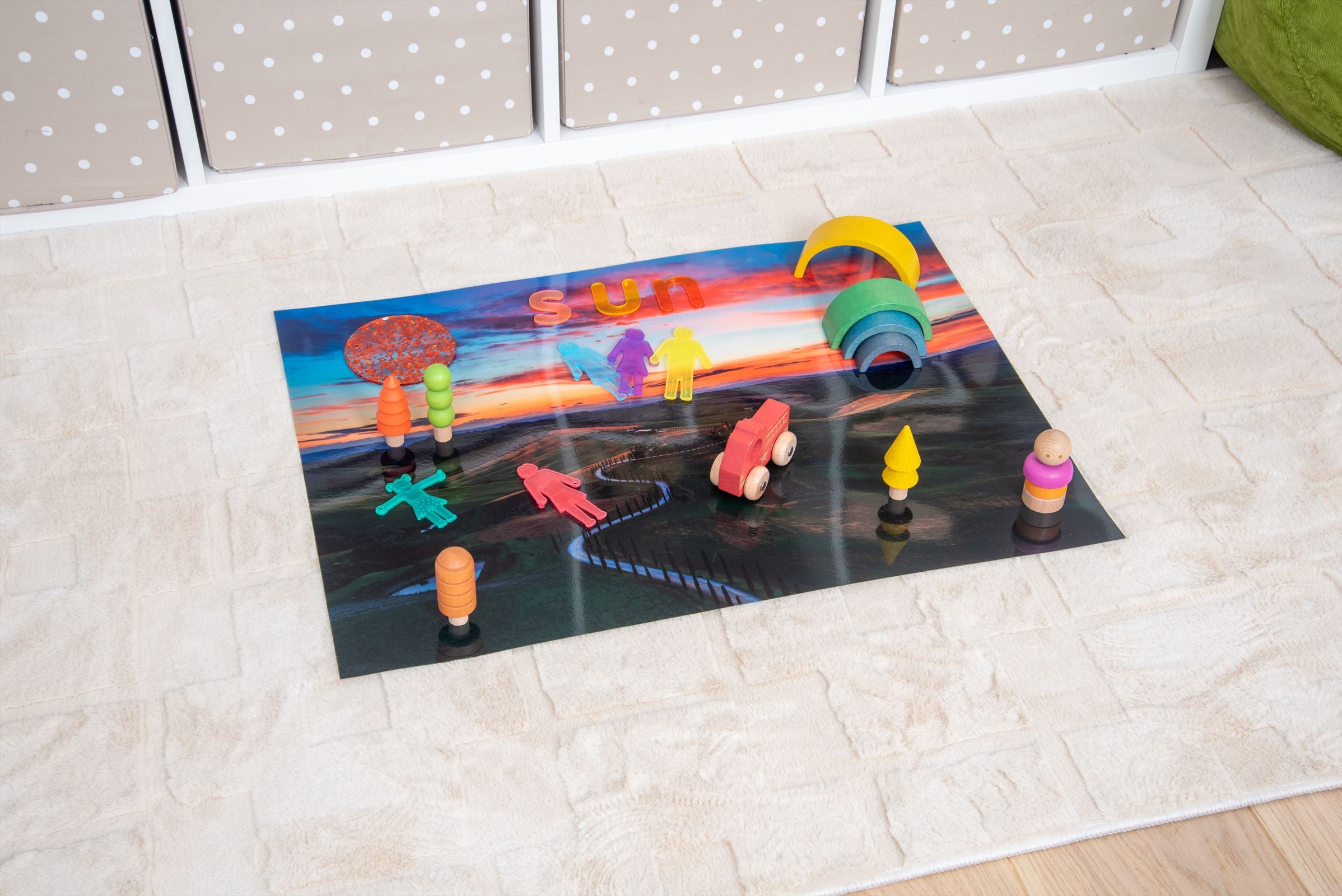 TickiT - A2 Kronkelige Weg Speelmat