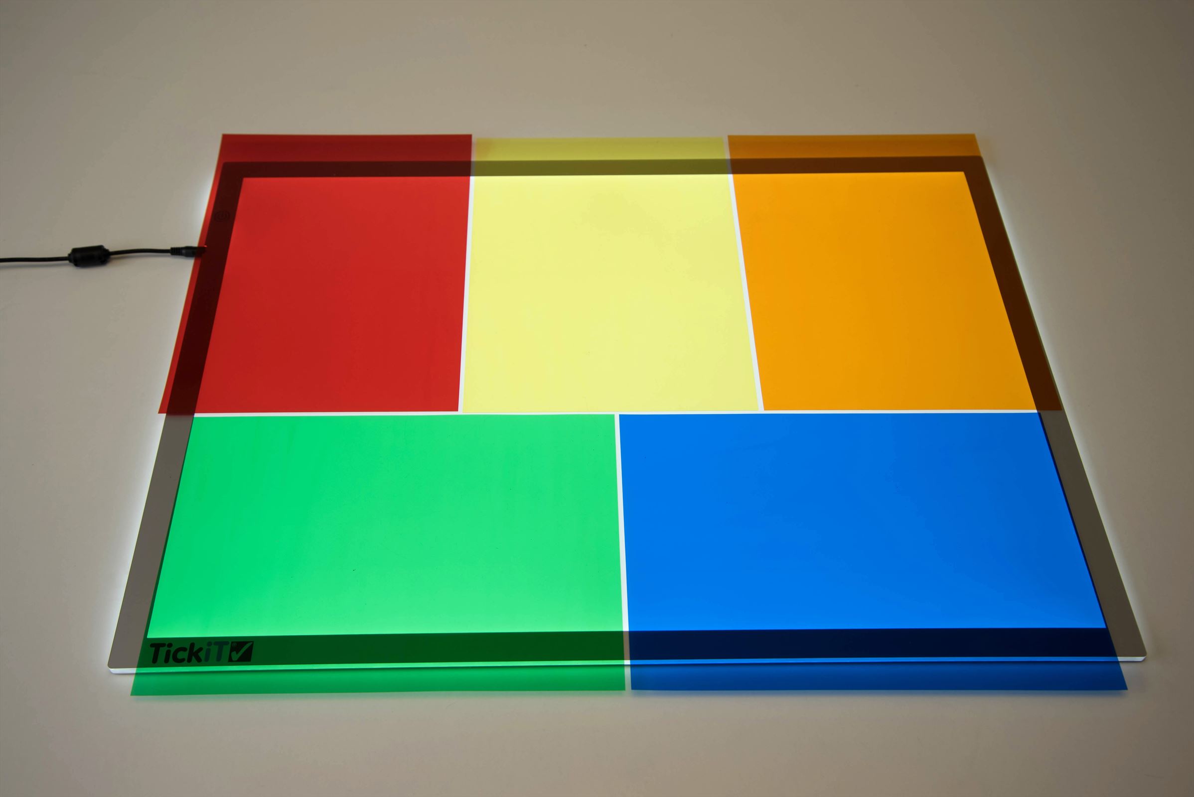 TickiT - Gekleurde Acetaatplaten A4 (5 stuks)