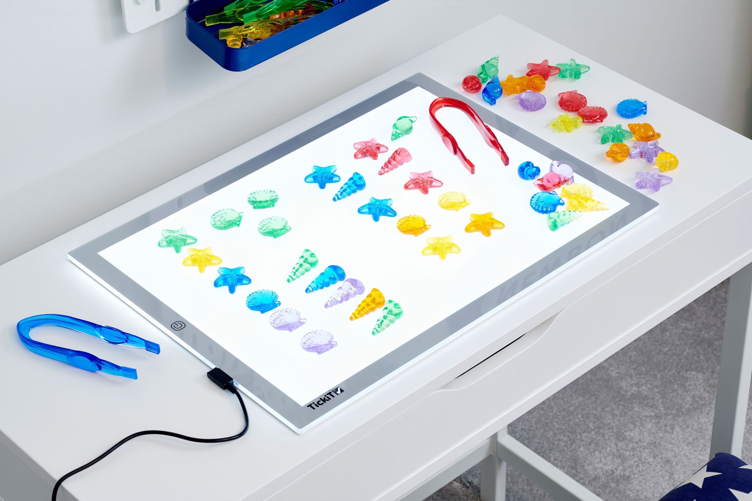 TickiT - Doorschijnende Gekleurde Schelpen