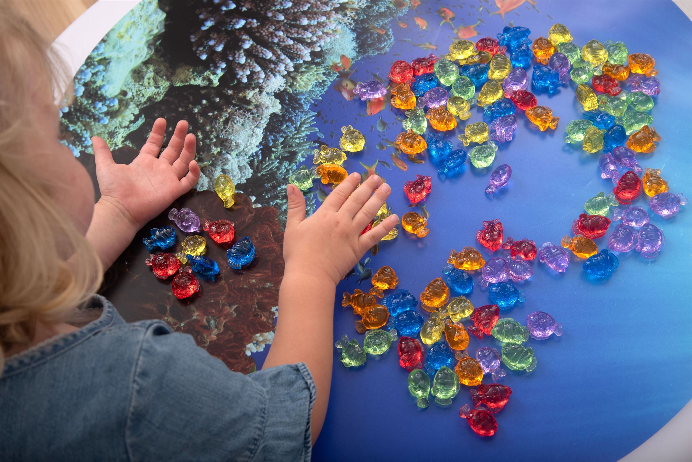 TickiT - Doorschijnende Gekleurde Vis