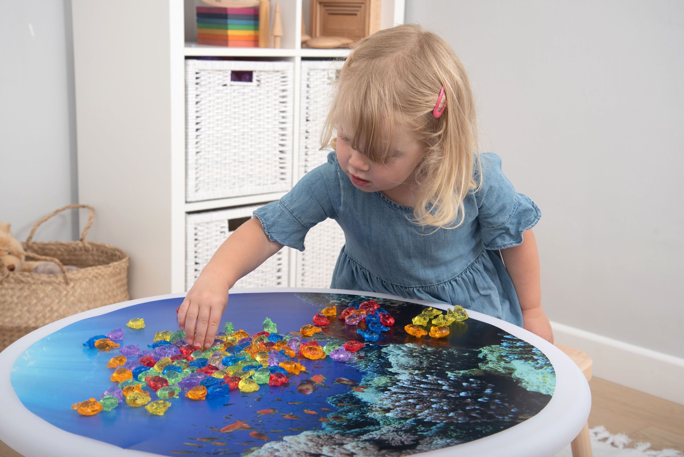 TickiT - Doorschijnende Gekleurde Vis