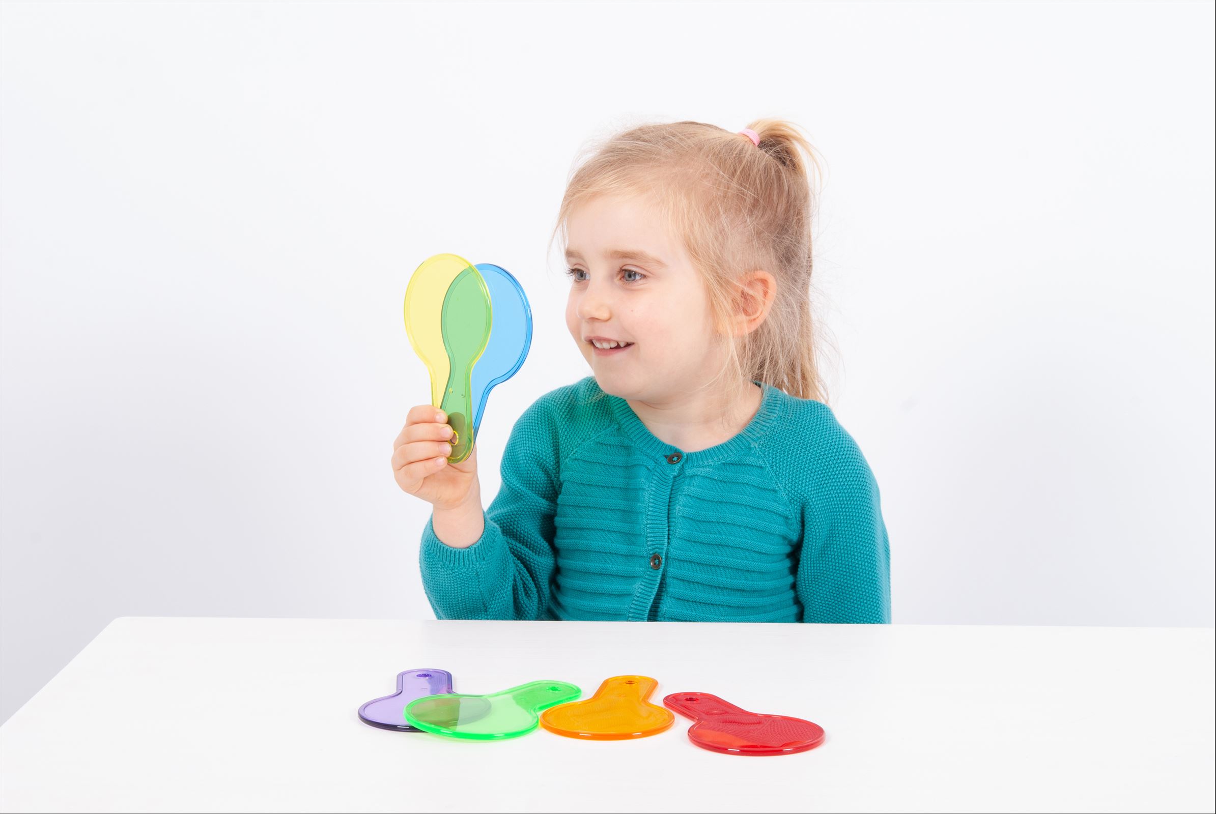 TickiT - Doorschijnende Kleur Peddels