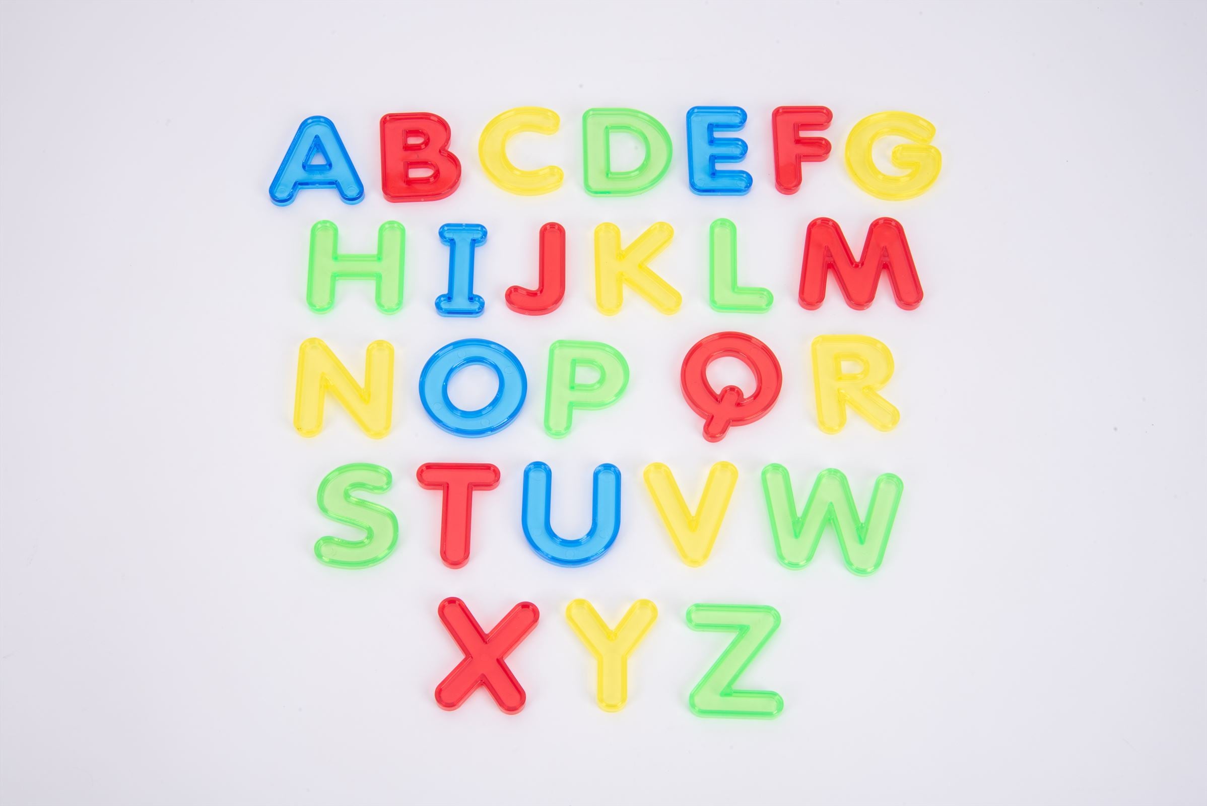 TickiT - Doorschijnende Letters Hoofdletters