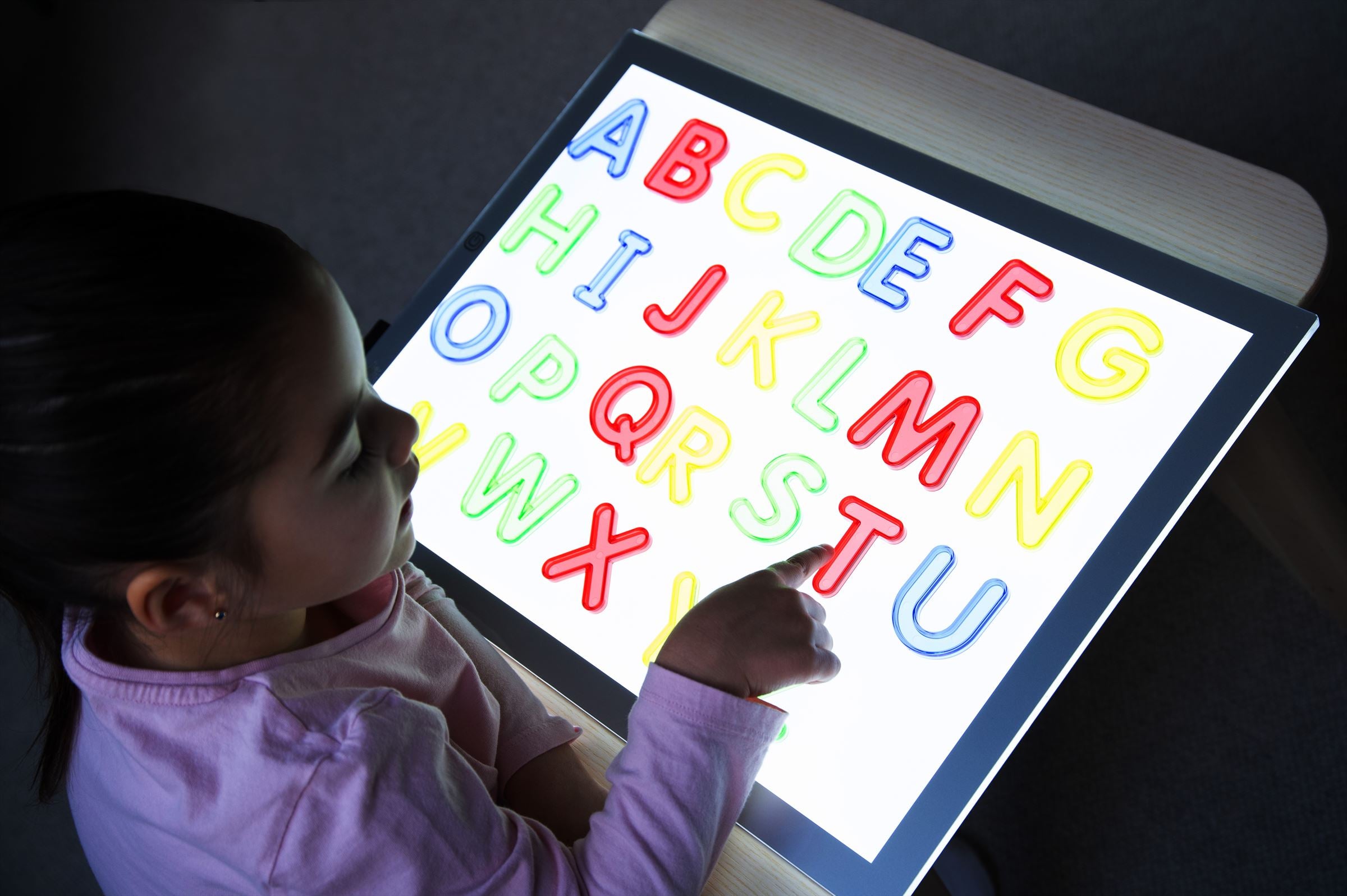TickiT - Doorschijnende Letters Hoofdletters