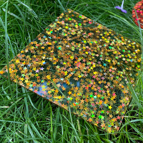 TickiT - Doorschijnende Regenboog Glittervormen