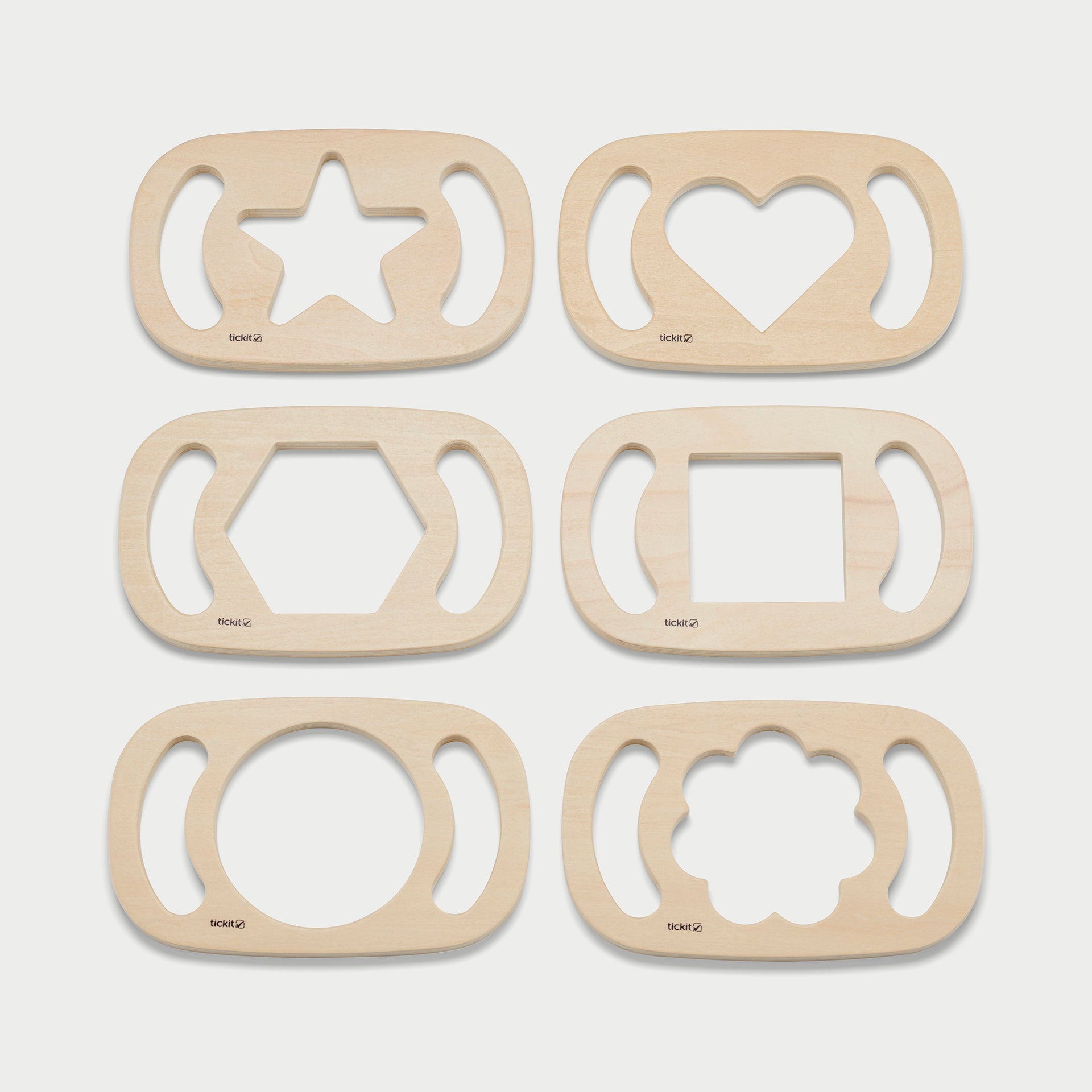 TickiT - Easy Hold Vormen 6 stuks