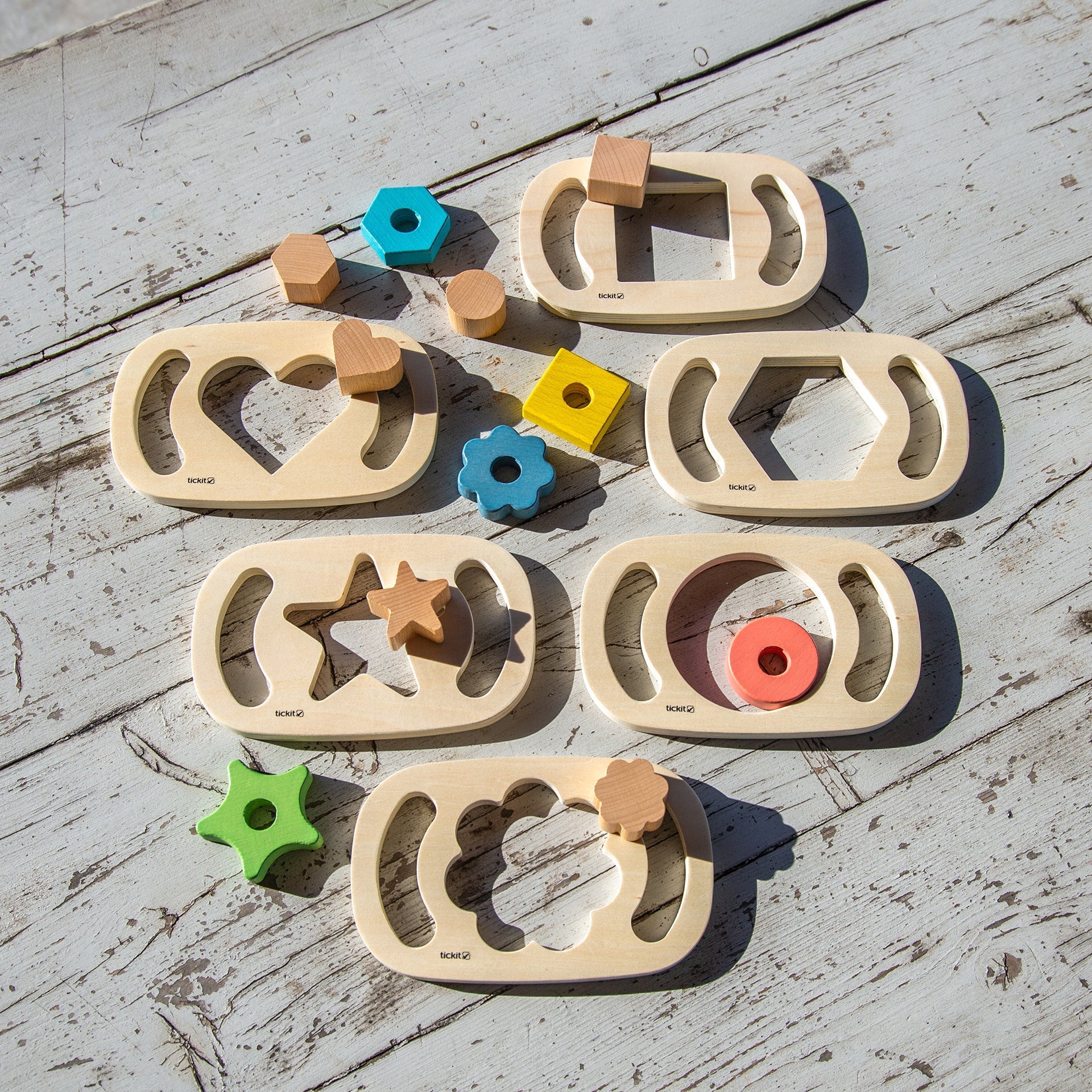 TickiT - Easy Hold Vormen 6 stuks