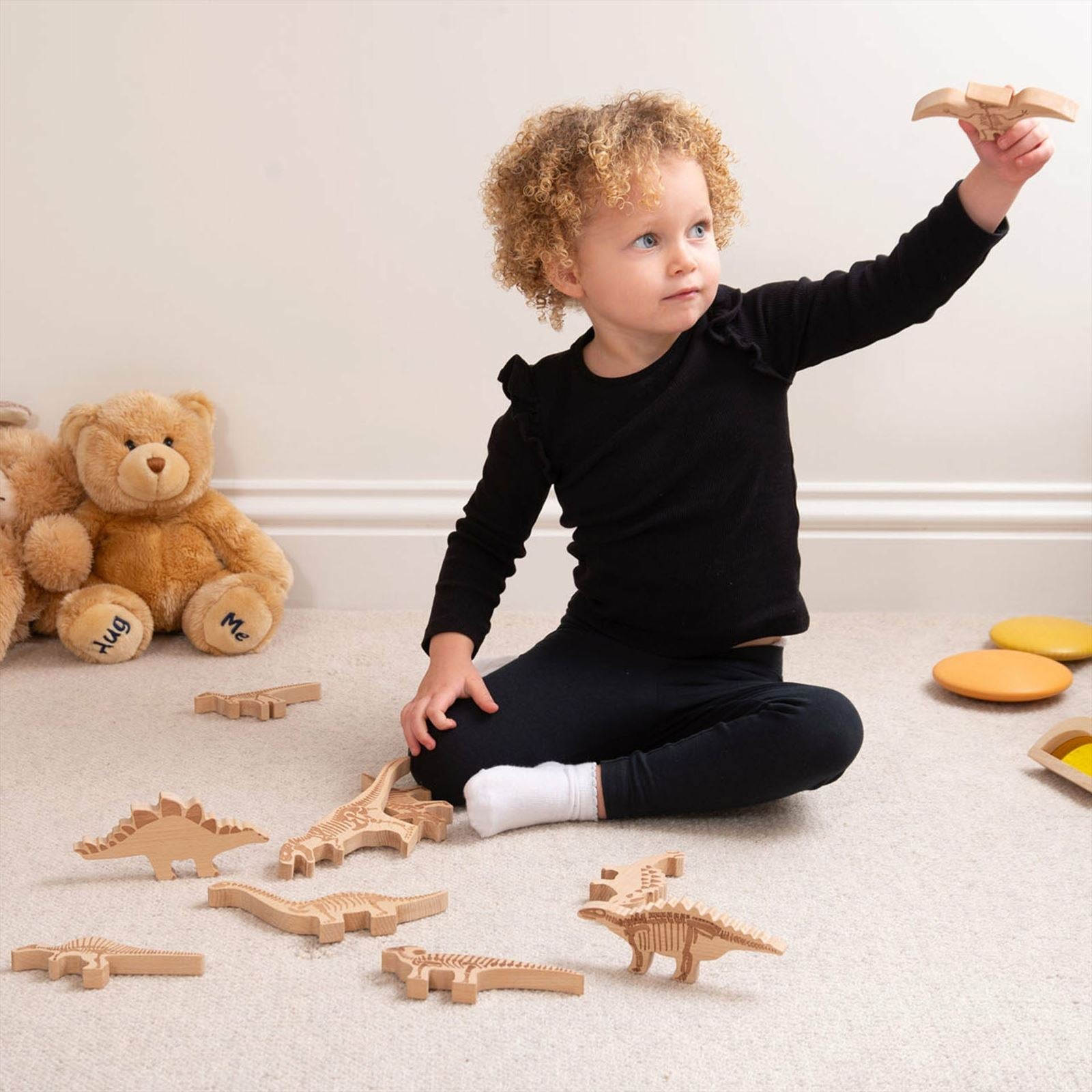 TickiT - Houten Dinosaurusblokken