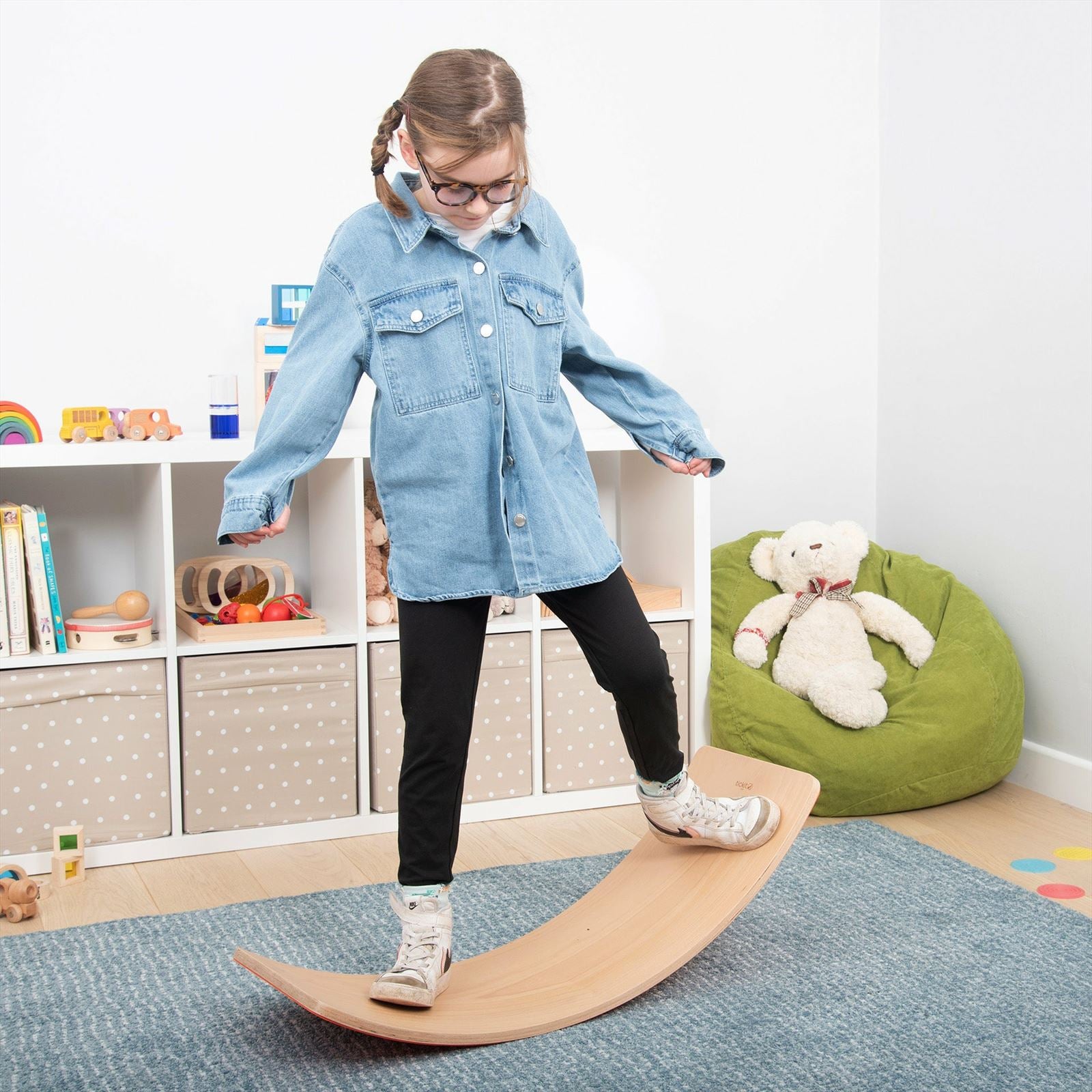 TickiT - Houten Evenwichtsbord