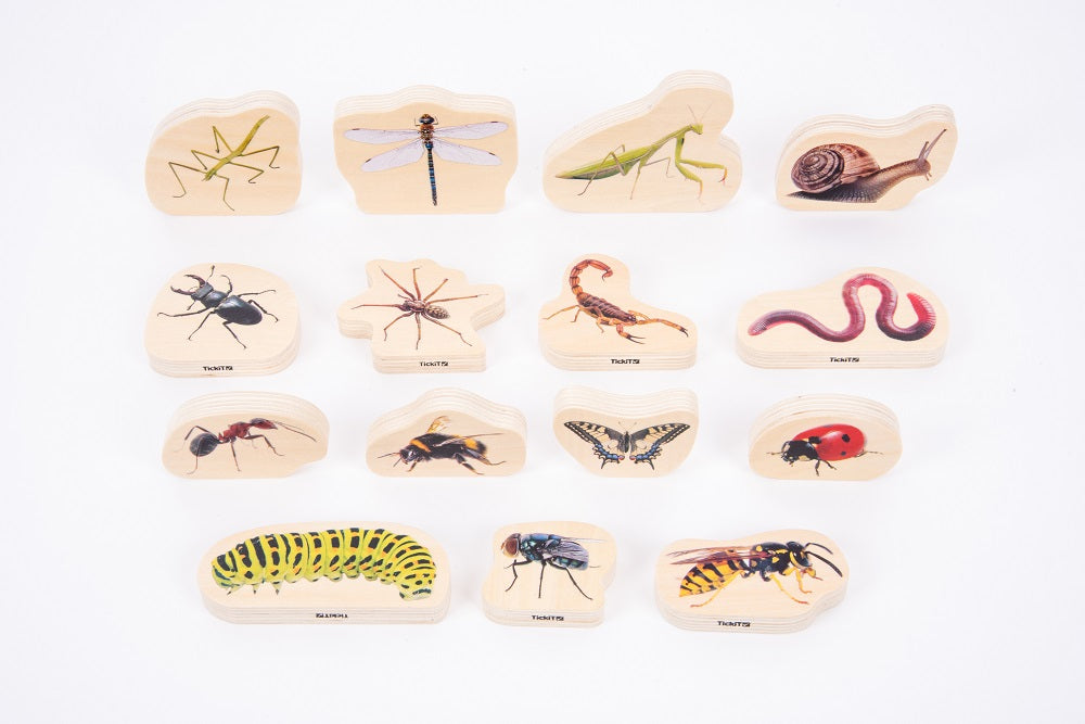 TickiT - Houten Minibeast-blokken