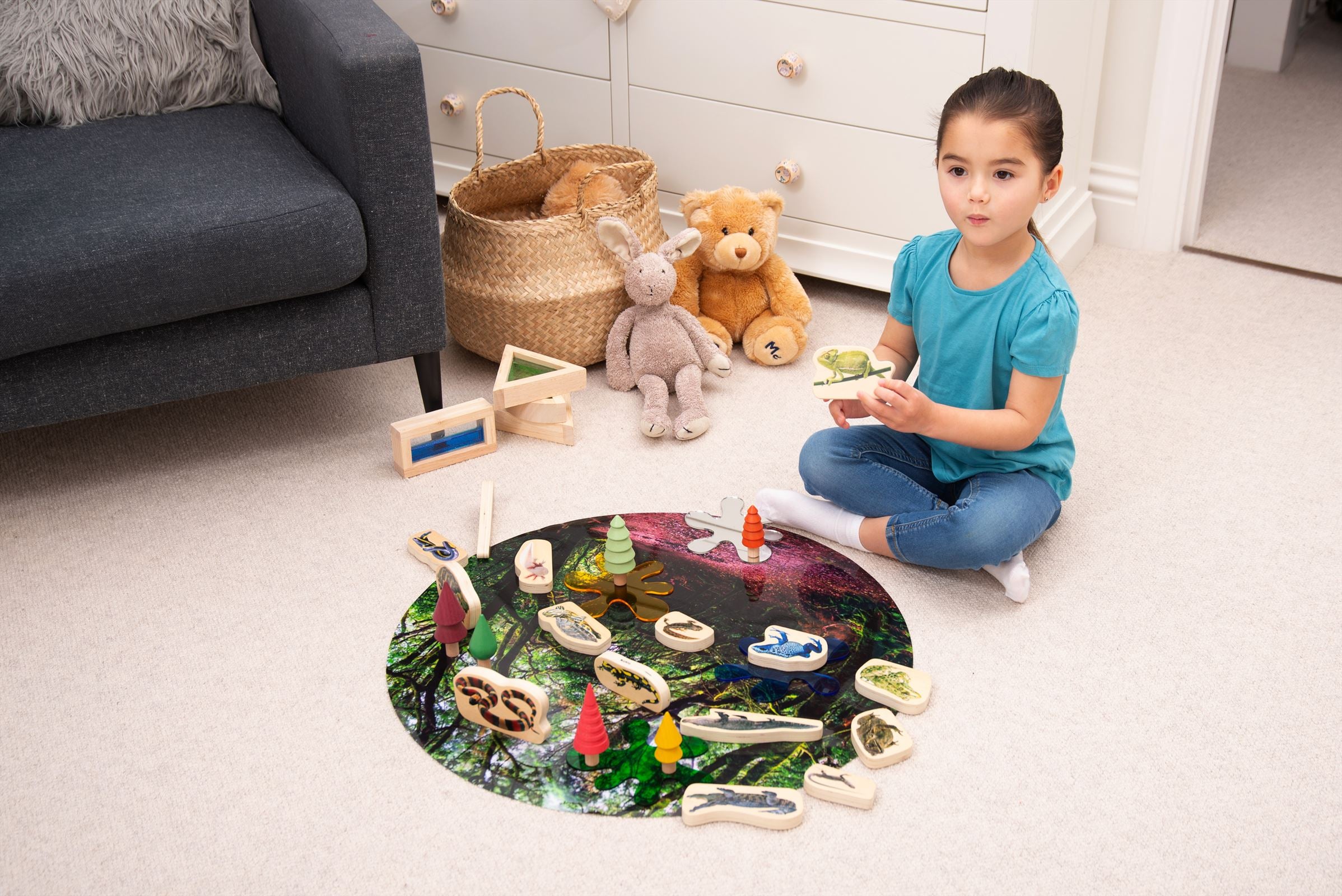 TickiT - Houten Reptielen- en Amfibieënblokken