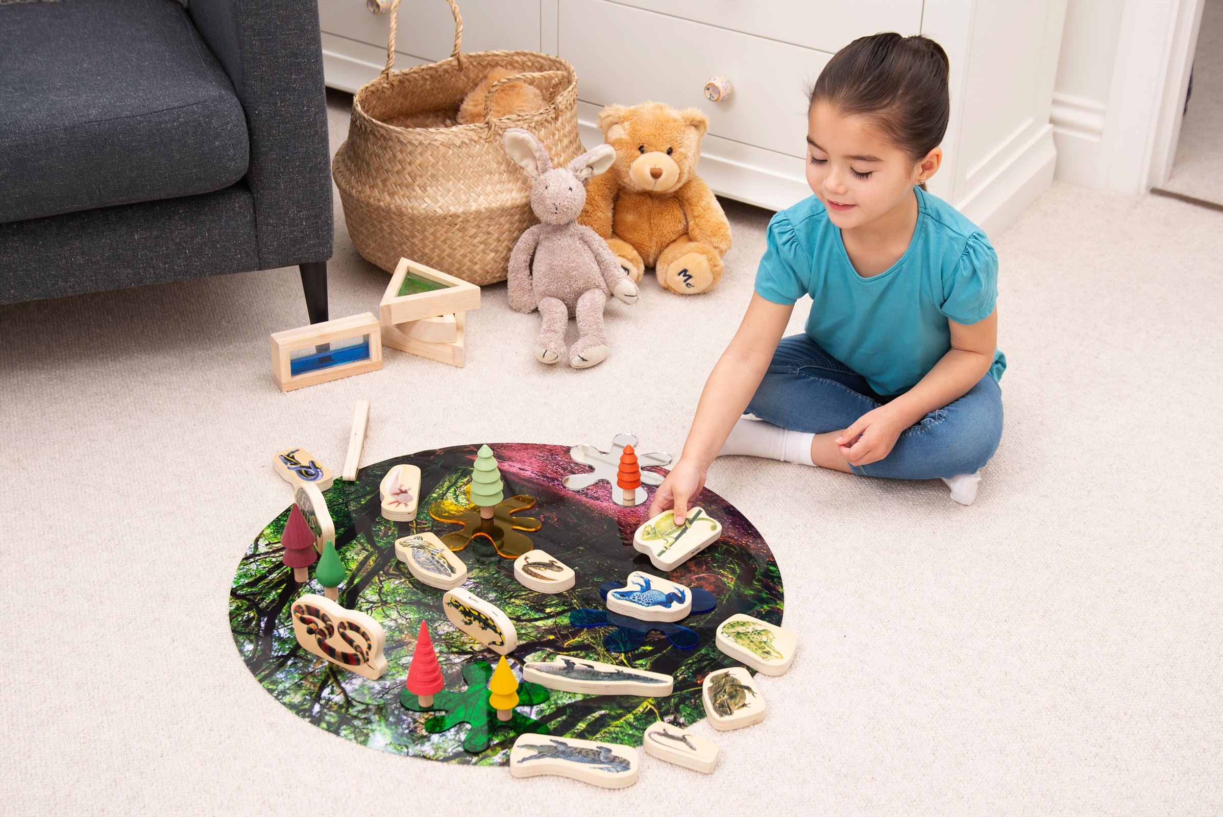 TickiT - Houten Reptielen- en Amfibieënblokken
