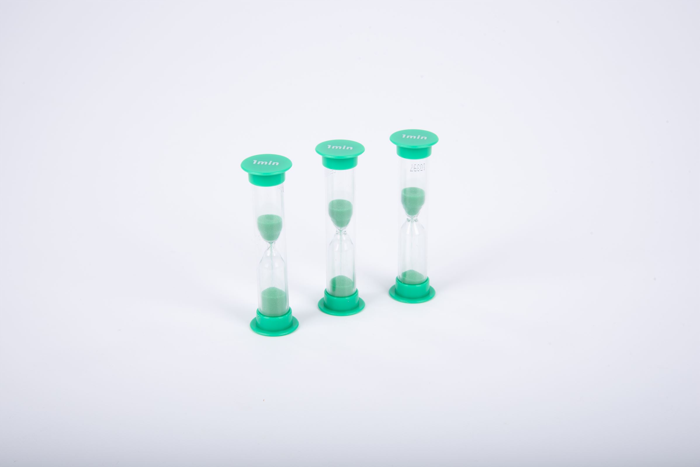 TickiT - Mini Zandlopers 1 Minuut Groen (3 stuks)