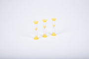 TickiT - Mini Zandlopers 3 Minuten Geel (3 stuks)