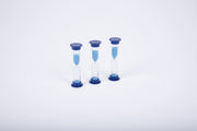TickiT - Mini Zandlopers 5 Minuten Blauw (3 stuks)