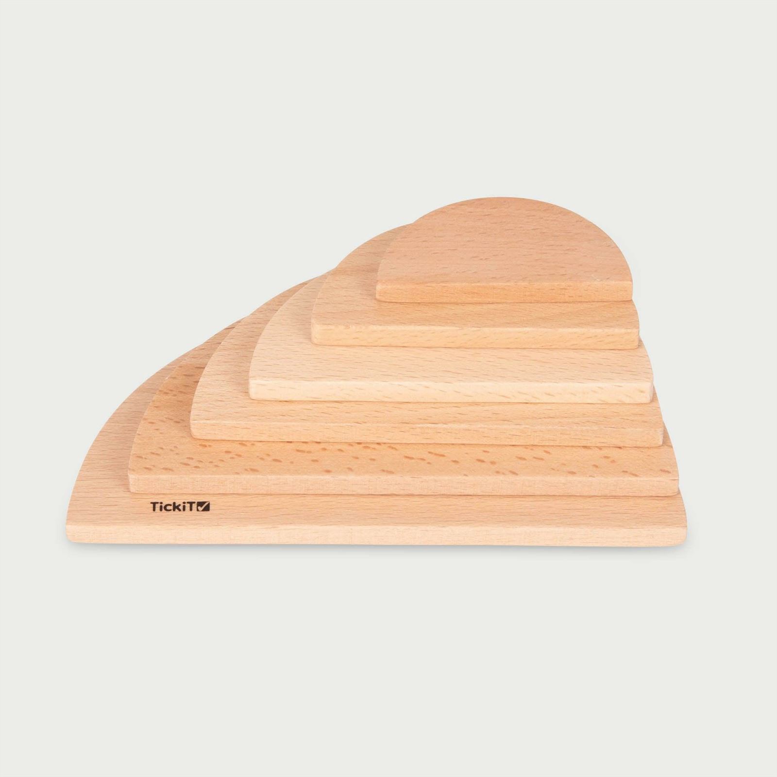 TickiT - Natuurlijke Houten Architect Boog Panelen