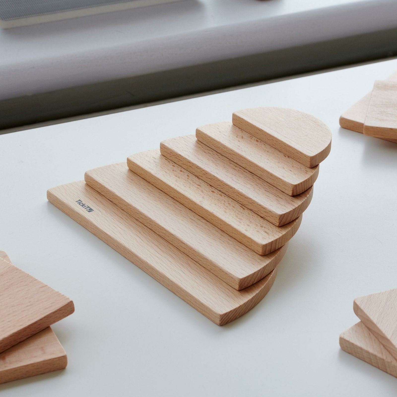 TickiT - Natuurlijke Houten Architect Boog Panelen