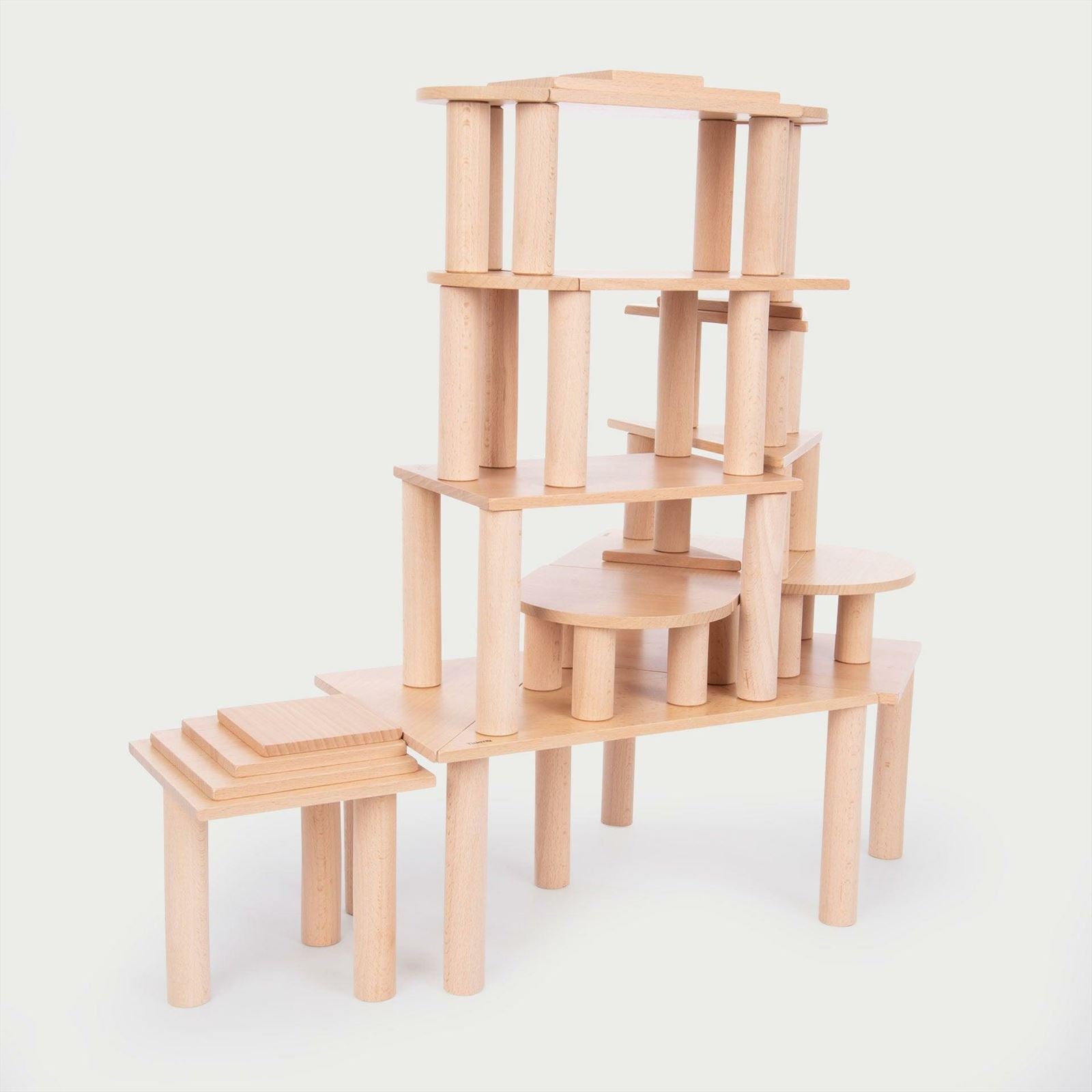 TickiT - Natuurlijke Houten Architect Kolommen