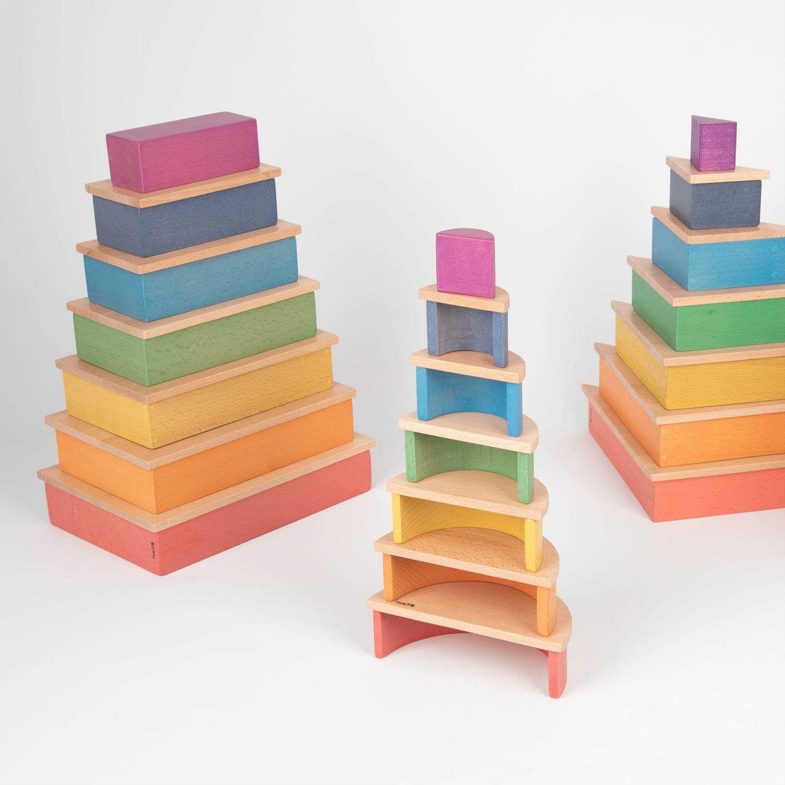 TickiT - Natuurlijke Houten Architectenpanelenset