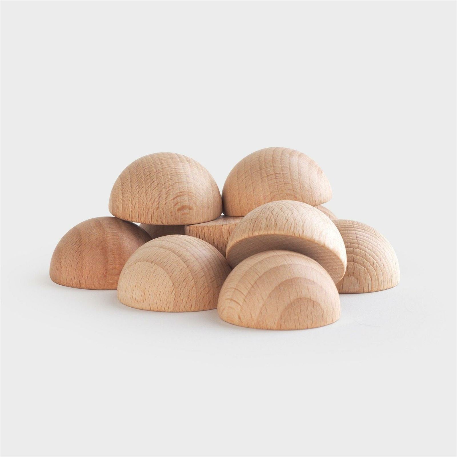 TickiT - Natuurlijke Houten Halve Bollen