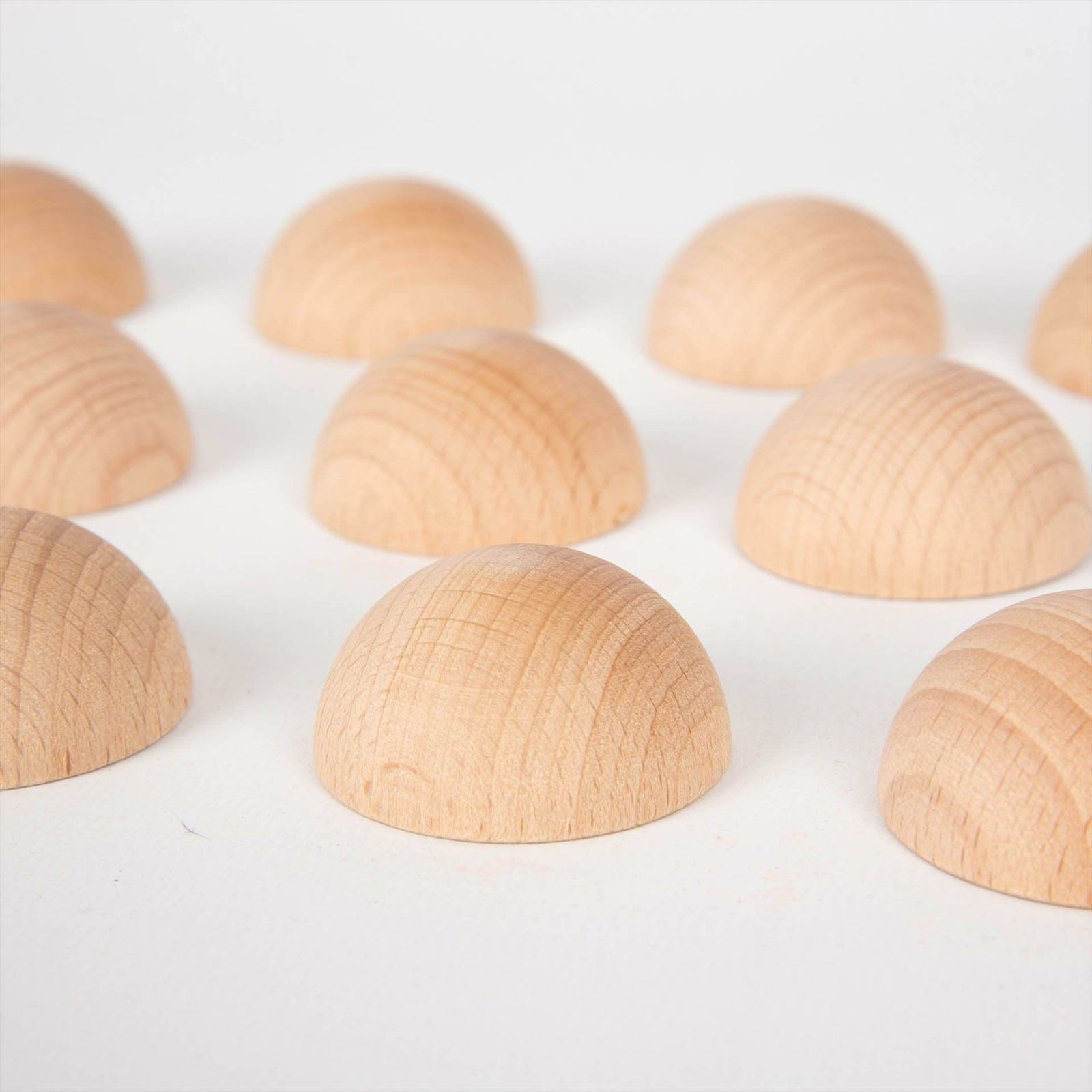 TickiT - Natuurlijke Houten Halve Bollen