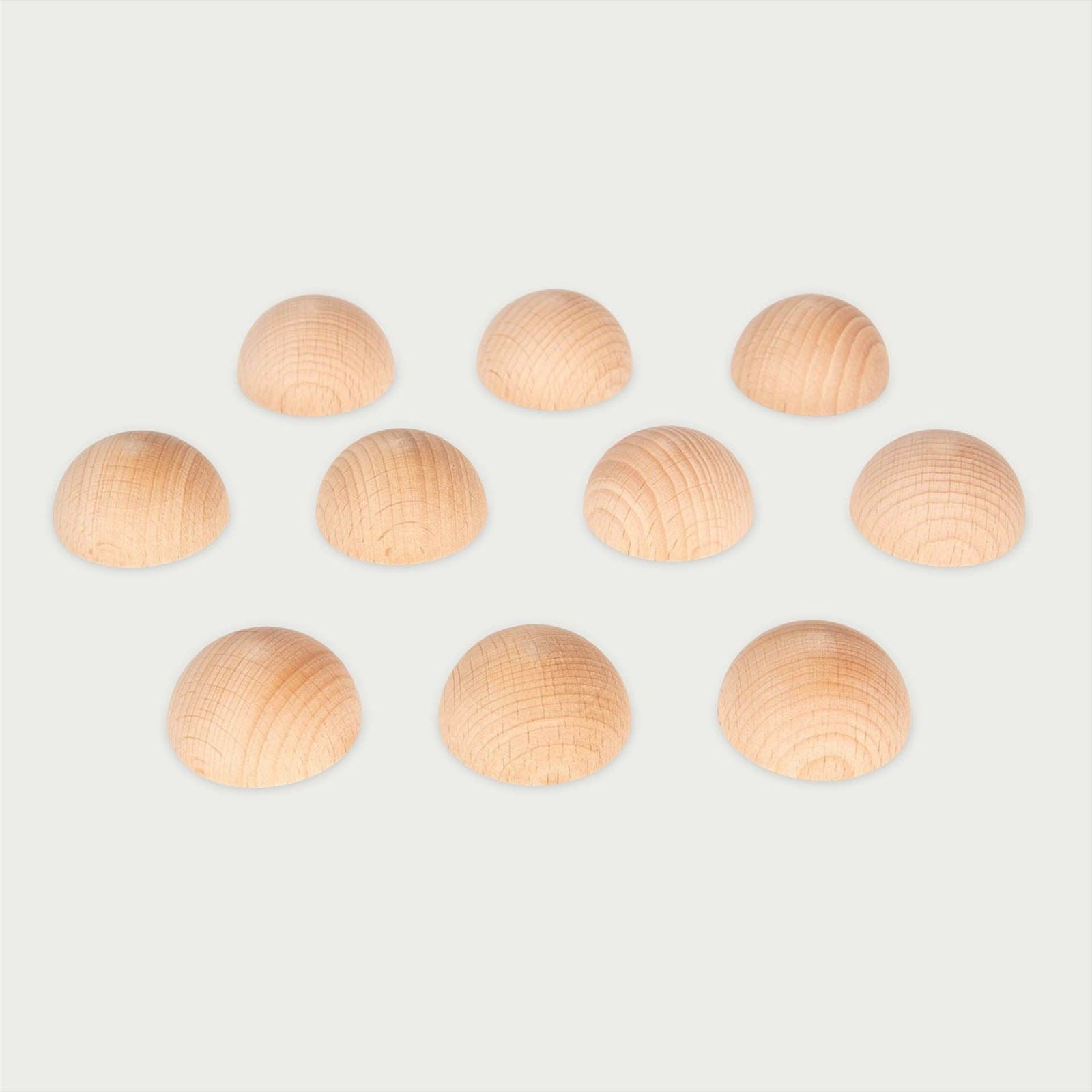 TickiT - Natuurlijke Houten Halve Bollen