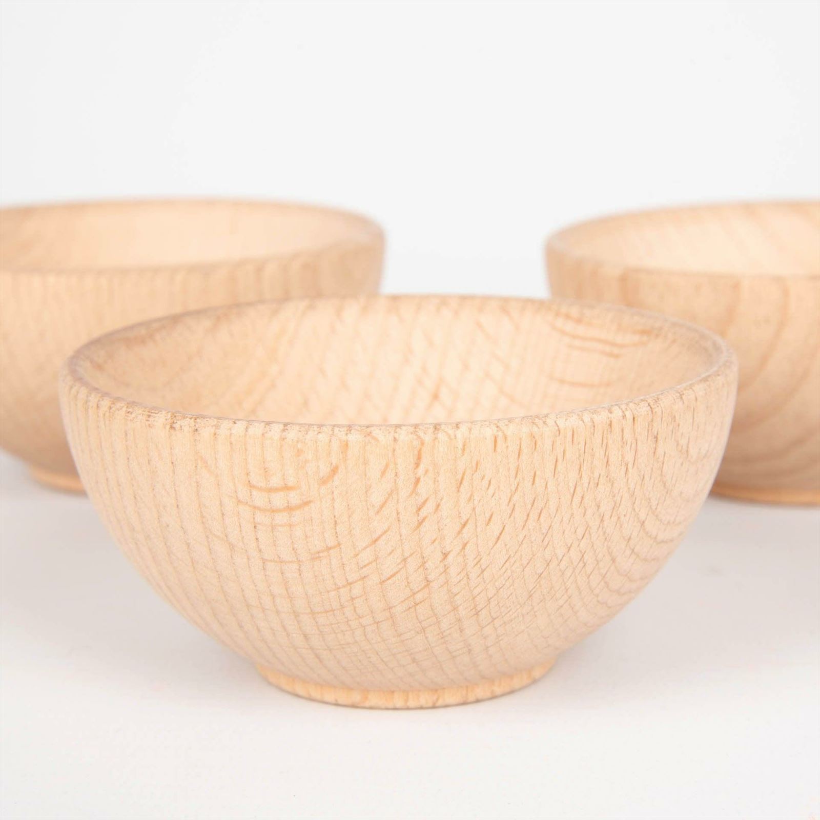 TickiT - Natuurlijke Houten Kommen Groot