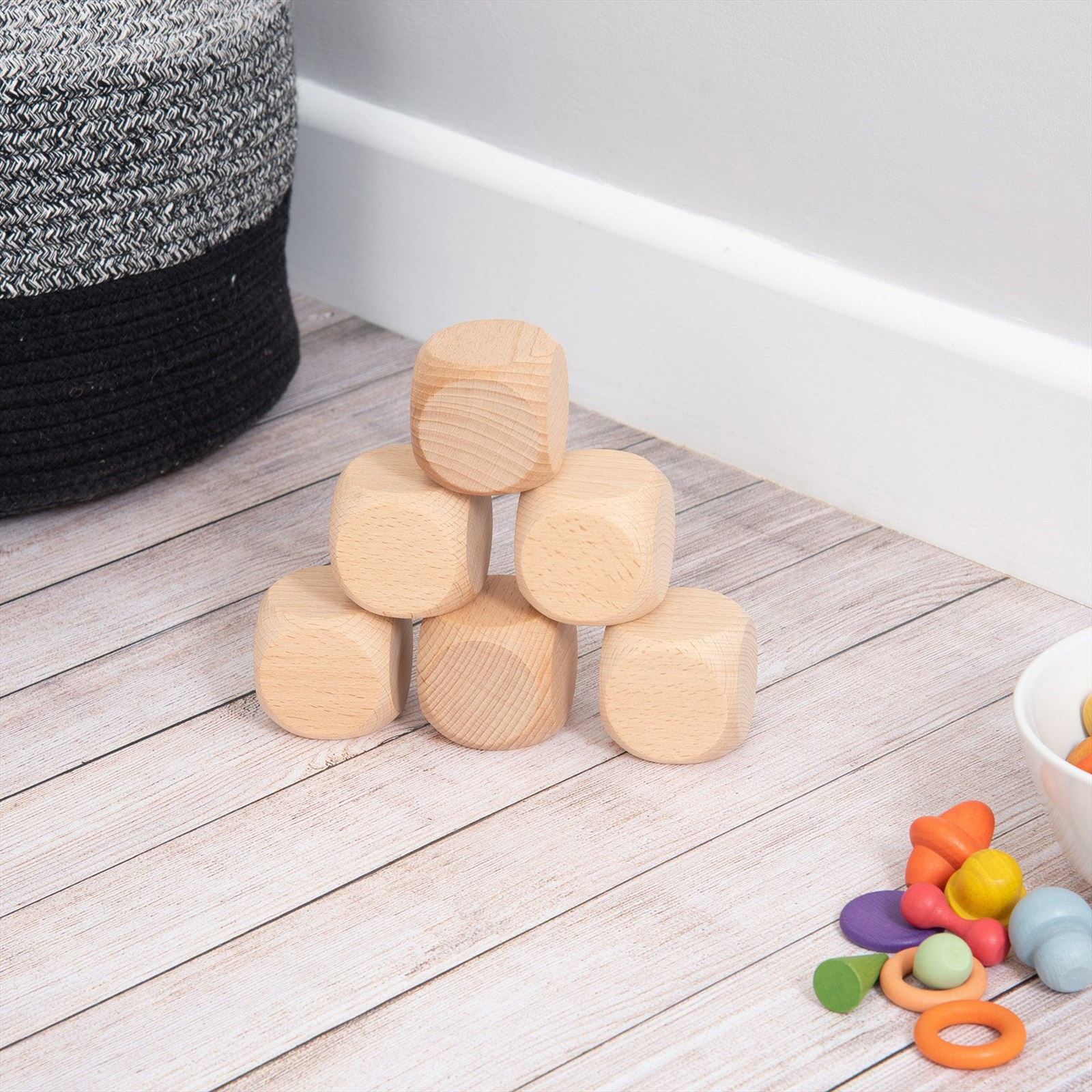 TickiT - Natuurlijke Houten Kubussen